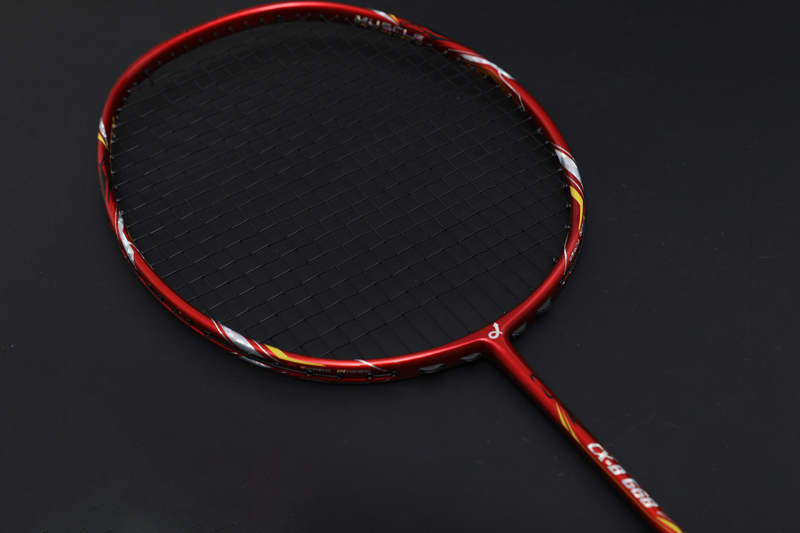 Premium Karbon Badminton Raketi CX-B668 Kızıl